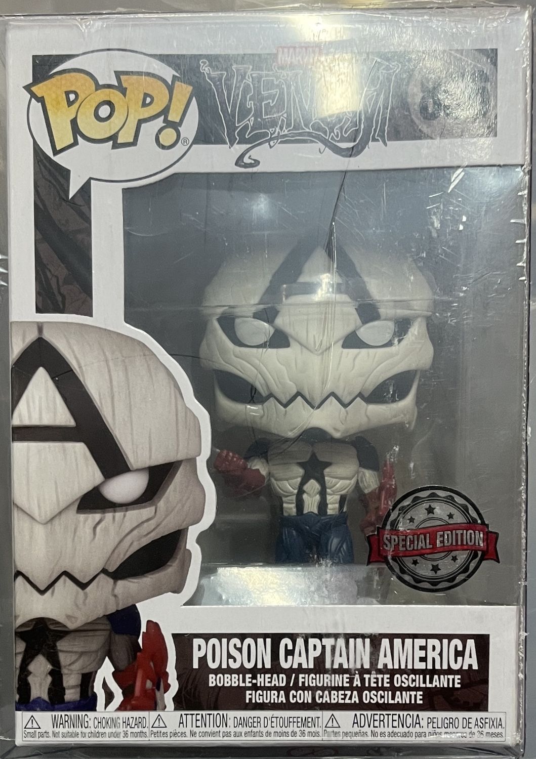 Funko POP! #886 Venom Poison Captain America