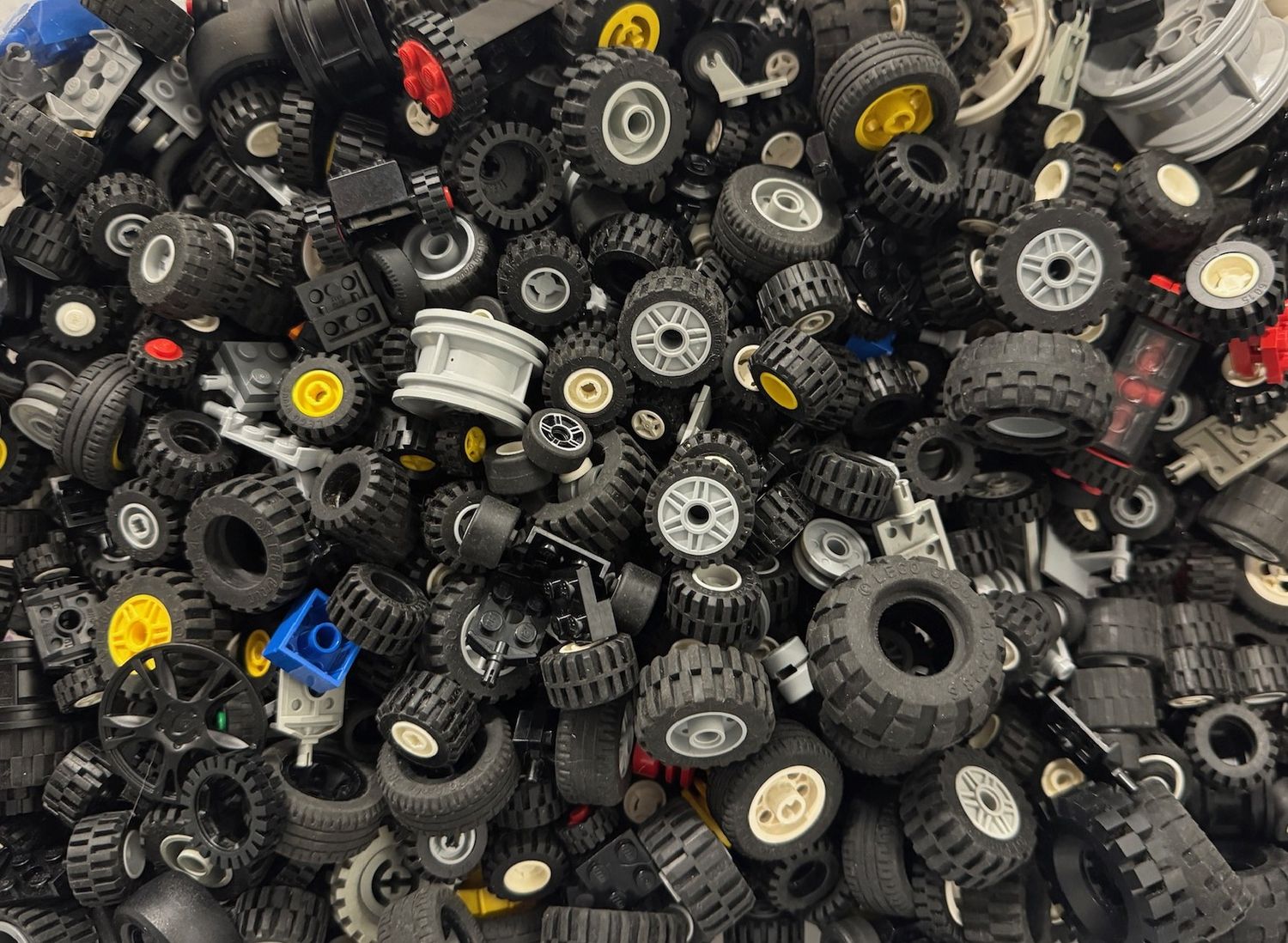 LEGO Assorted Small Wheels &amp; Tires (By the Oz.)