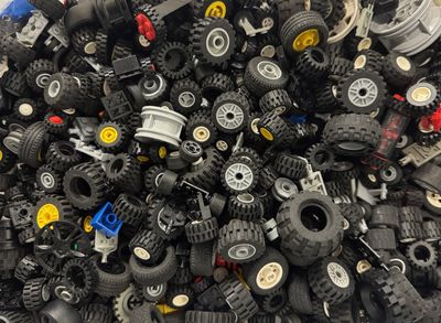 LEGO Assorted MEDIUM Wheels (Sold by the Ounce)