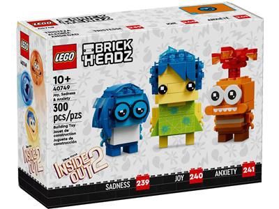 LEGO Brickheadz 40749 Joy, Sadness &amp; Anxiety