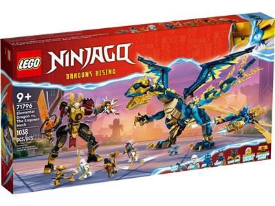 LEGO NINJAGO 71796 DRAGONS RISING - Elemental Dragon vS. The Empress Mech