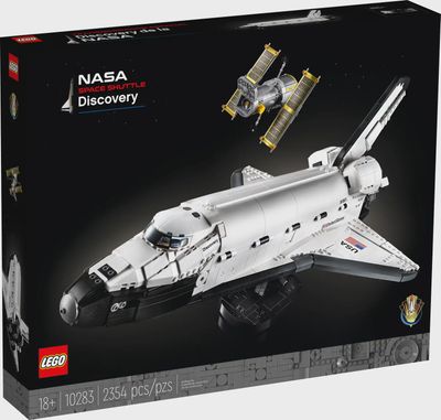 (RETIRED) LEGO 10283 Icons NASA Space Shuttle Discovery w. Hubble Telescope (Pre-Loved)