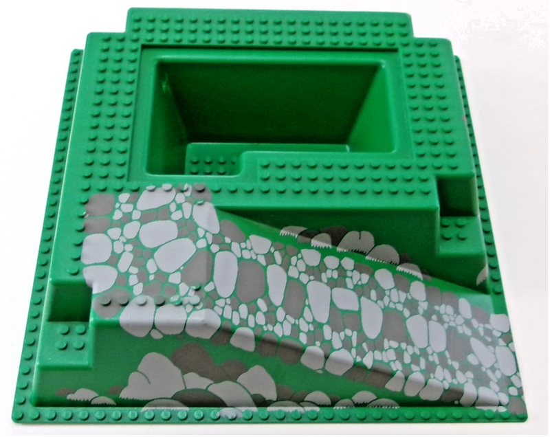 BASEPLATE -- LEGO Castle Dragon Knights Fire Breathing Fortress (6082) Baseplate 2552px5