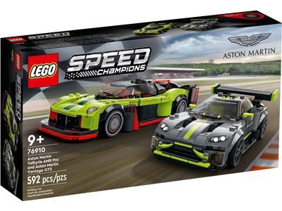 (RETIRED) LEGO SPEED CHAMPIONS 76910 Aston Martin Valkyrie AMR Pro &amp; Aston Martin Vantage GT3 (Pre-Loved)