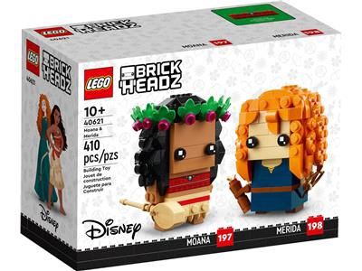 (RETIRED) LEGO BrickHeadz Disney 40621 Moana &amp; Merida
