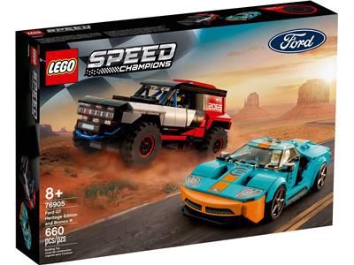 (RETIRED) LEGO SPEED CHAMPIONS 76905 Ford GT Heritage Edition &amp; Bronco R