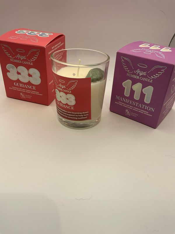 Angel Number Candle