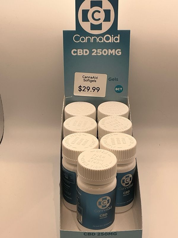 Canna Aid Softgels 250mg CBD