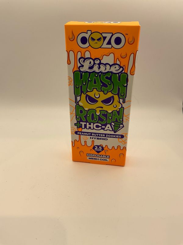 Dozo Live Hash Rosin Peanut Butter Zookies