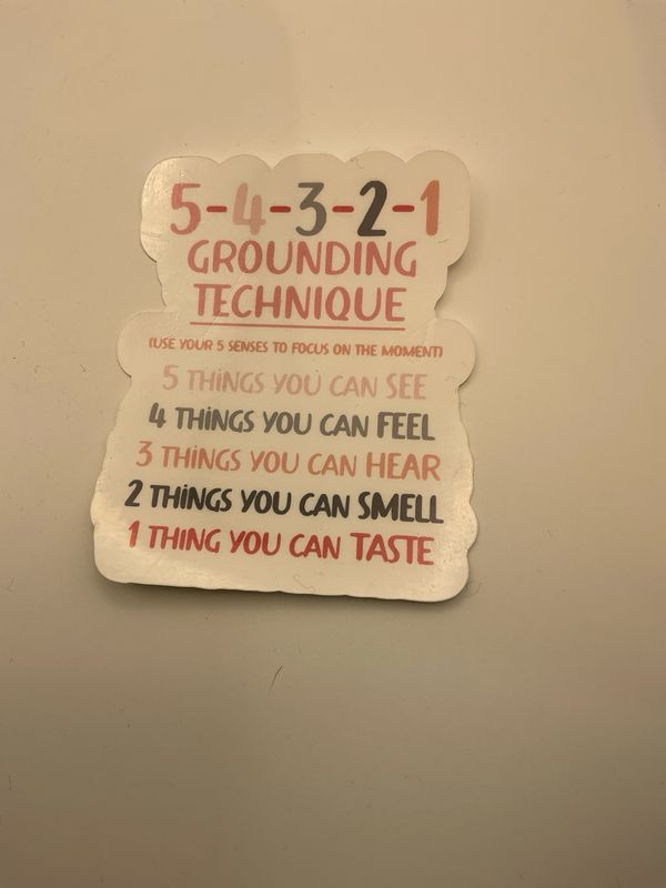 Grounding Technique Sticker
