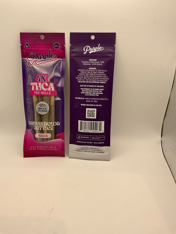 Purple 4 Pack - Watermelon Skittlez