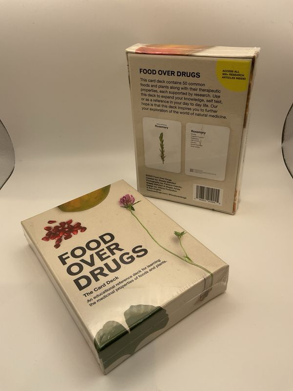Food Over Drugs Card Deck