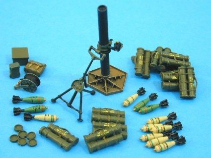 British 4.2"  Mortar & Ammunition