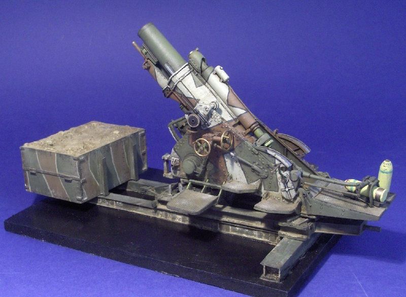 British WWI 9.2" Howitzer firing postion