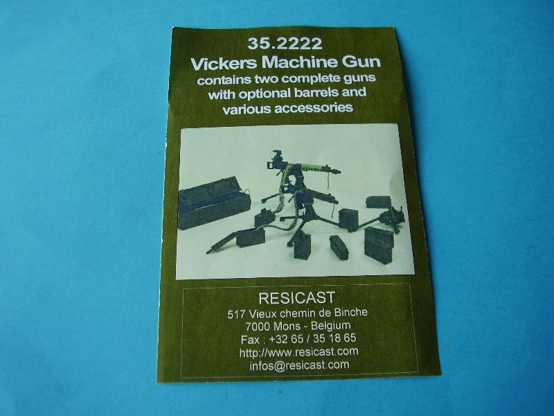 British Vickers gun sets British Vickers gun sets