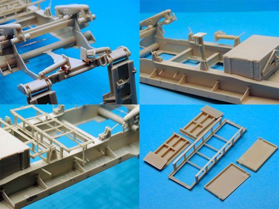 British Scammell Pioneer TRCU30 ton trailer detail set British Scammell Pioneer TRCU30 ton trailer detail set