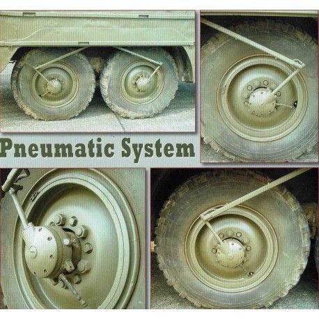 US DUKW Wheels and inflating mechanism US DUKW Wheels and inflating mechanism