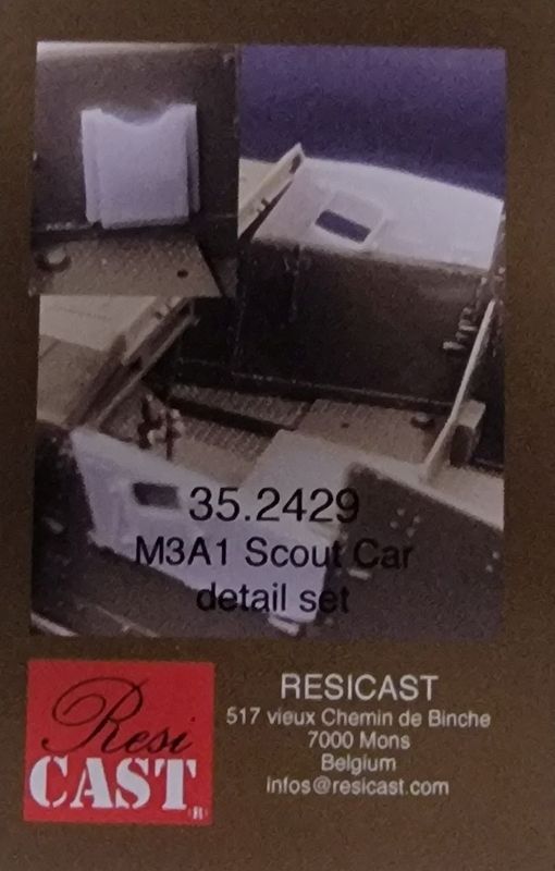US M3A1 White Scout Car door detail set
