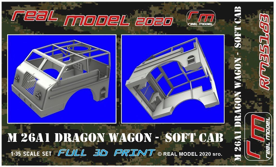 US M26A1 Dragon Wagon Soft (Open) Cab conv US M26A1 Dragon Wagon Soft (Open) Cab conv