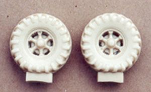 German Famo Sd.Kfz 9 front wheels type 3