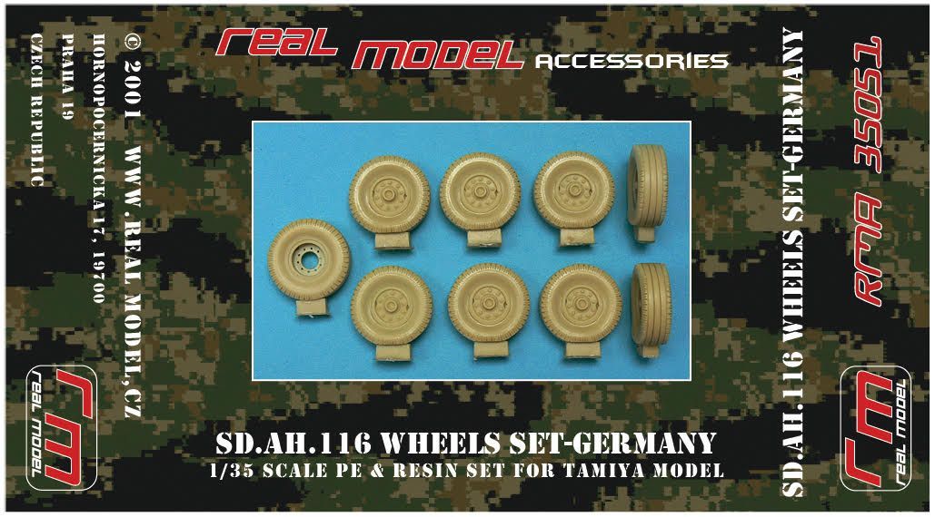 German Sd.Ah. 116 Famo trailer wheels German Sd.Ah. 116 Famo trailer wheels