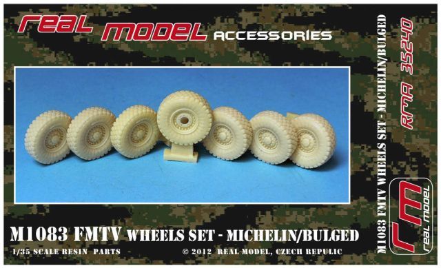 US M1083 FMTV wheel set bulged Michelin