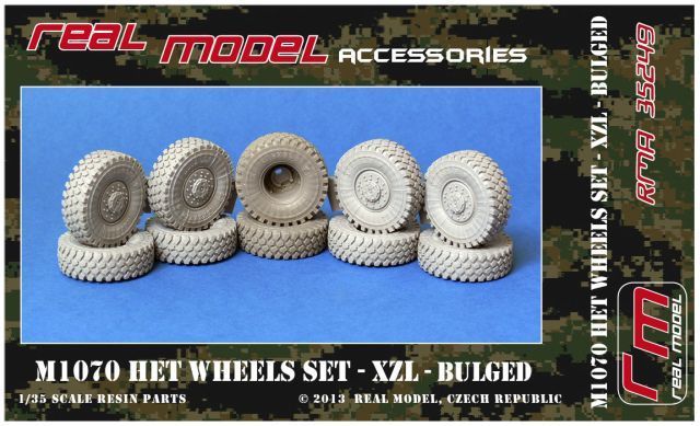 US M1070 HET XZL bulged wheels set US M1070 HET XZL bulged wheels set