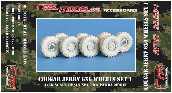 US Cougar MRAP 6x6 wheel set- Panda US Cougar MRAP 6x6 wheel set- Panda
