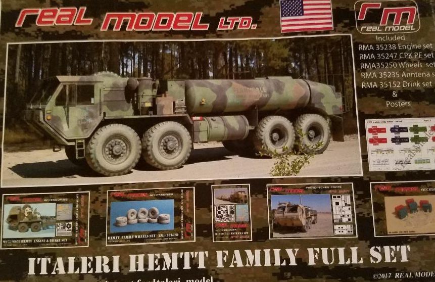 US M977 HEMTT detail, engine, wheels,and stowage set US M977 HEMTT detail, engine, wheels,and stowage set