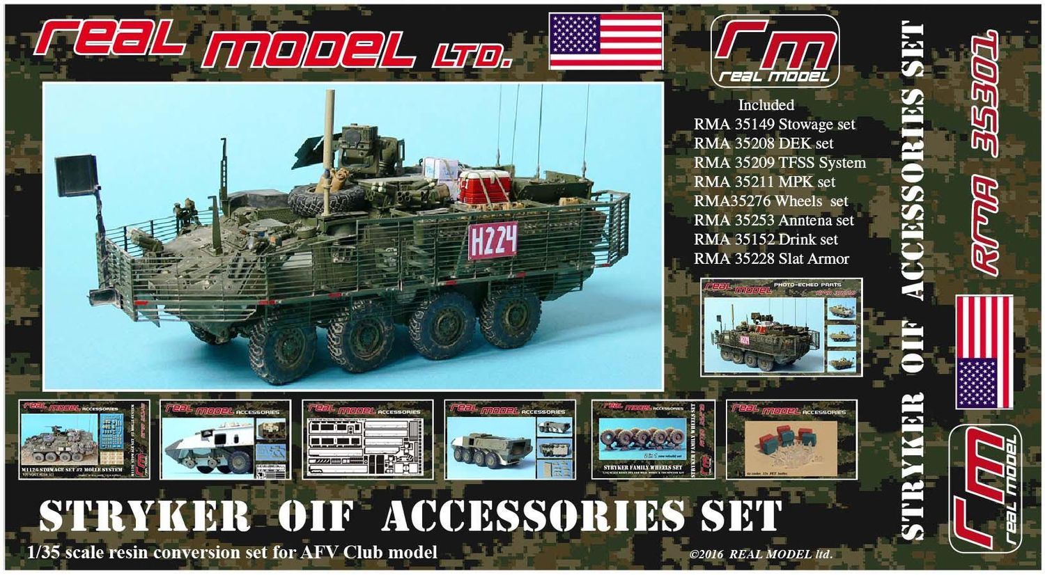 US M1126 Stryker OIF detail and stowage set US M1126 Stryker OIF detail and stowage set