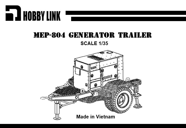 US MEP804 Generator trailer