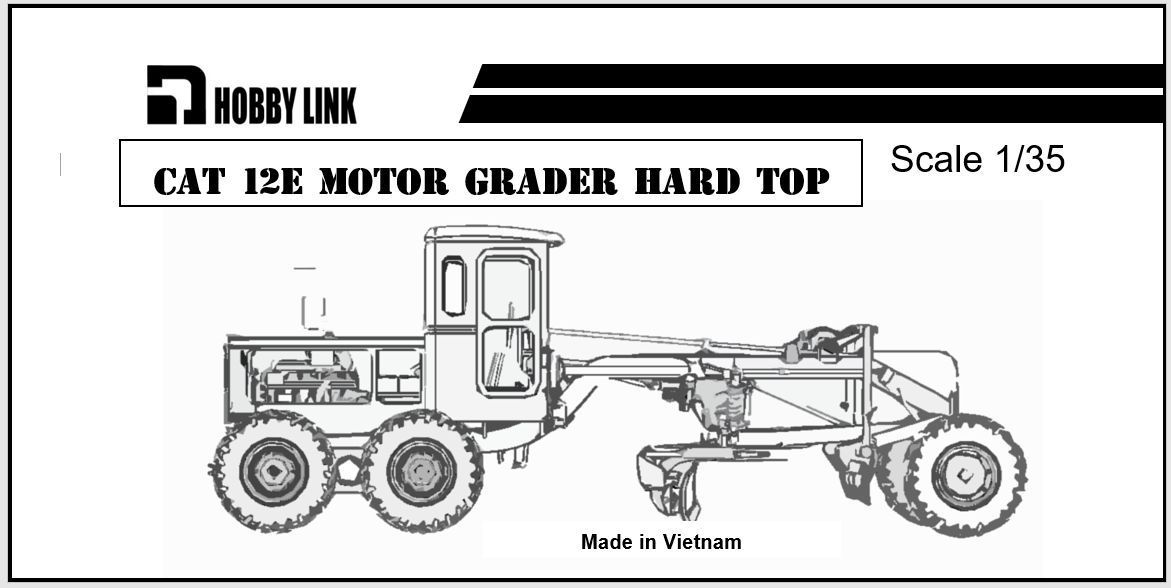 US Caterpillar 12E  grader (hard top)