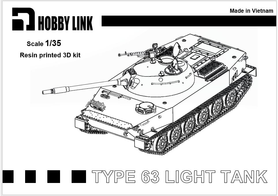 Chinese/ North Vietnam TYPE 63 light tank