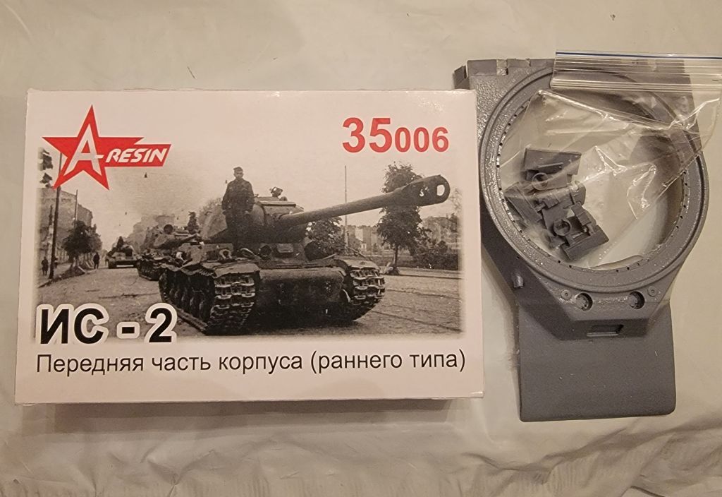 Russian/ Soviet IS-1/IS-2 "broken nose" hull conversion