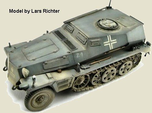 German Sd. Kfz. 253 observation half track German Sd. Kfz. 253 observation half track