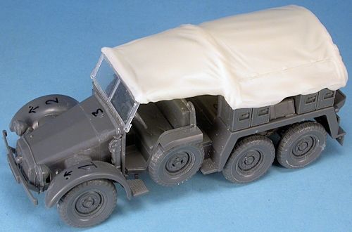 German canvas cover for Krupp Kfz. 69