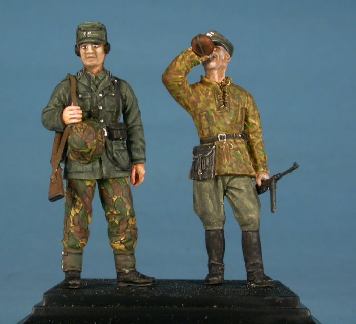 German radio operator and officer (drinking)