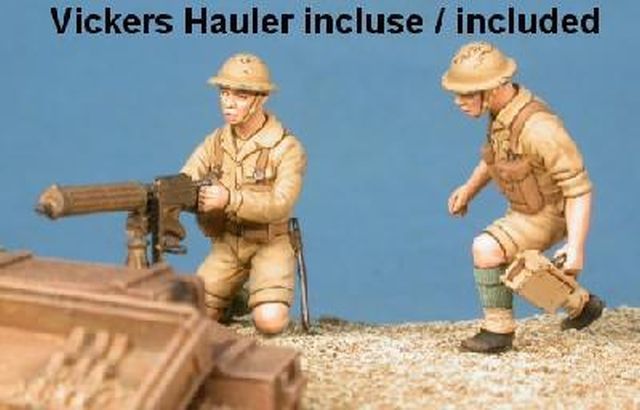 British North African machine gun crew