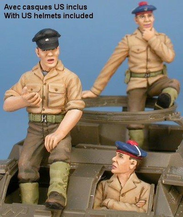 US or French Armored Car crew