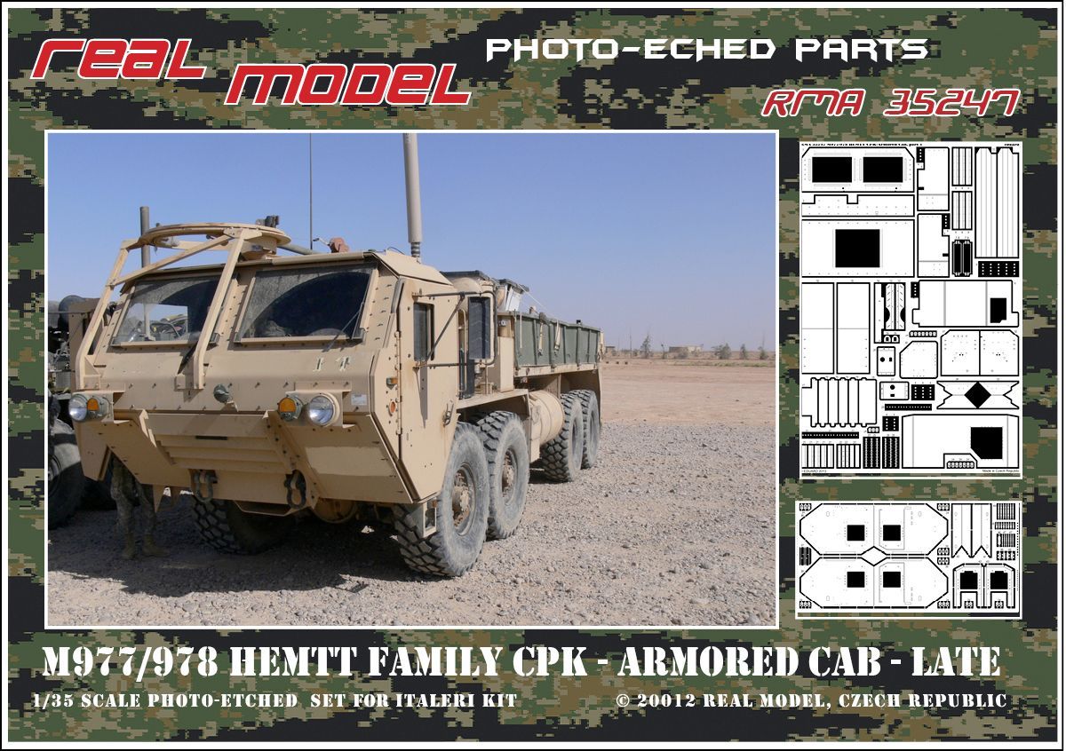 US M977/ M978 HEMTT CPK armored cab late conv