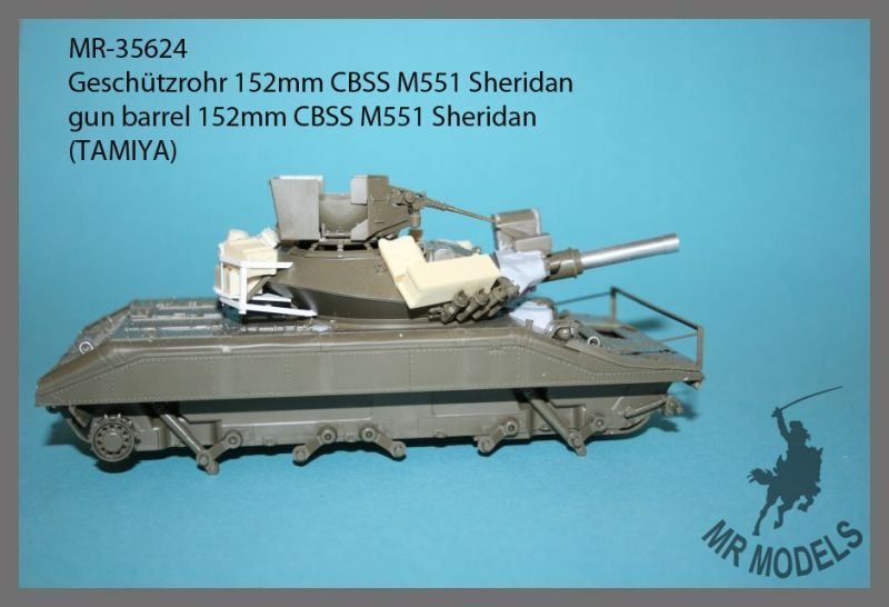 US M551 Sheridan 152mm gun barrel
