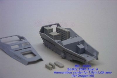 German Sd.Kfz 250/6 Ausf. A ammo carrier for L/24