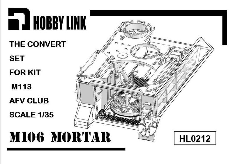 US M106 Mortar carrier conversion/ interior (AFV CLUB)