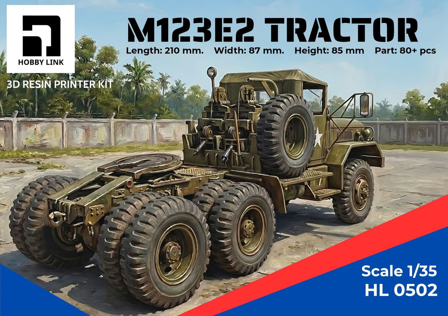 US M123E2 6x6 Semi Tractor w/ double winch US M123E2 6x6 Semi Tractor w/ double winch