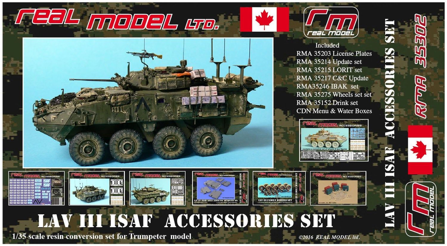 Canadian LAV III ISAF Accessories Set Canadian LAV III ISAF Accessories Set