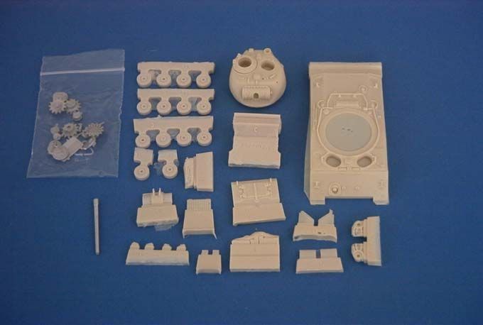 US M4 (LATE) upper hull and 105mm turret