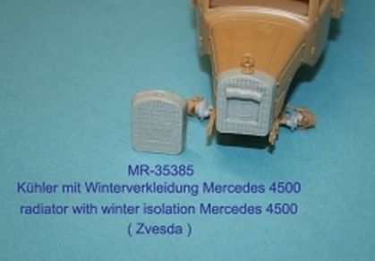 German Mercedes 4500 winter radiator cover.