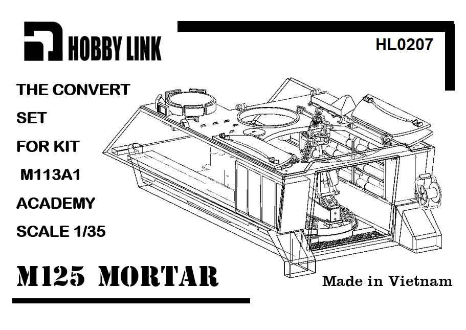 US M125 Mortar carrier conversion/ interior (Academy) US M125 Mortar carrier conversion/ interior (Academy)
