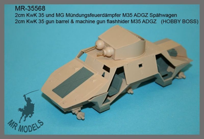 German M35 ADGZ 2cm KwK 35 gun barrel & machine gun flash hider German M35 ADGZ 2cm KwK 35 gun barrel & machine gun flash hider