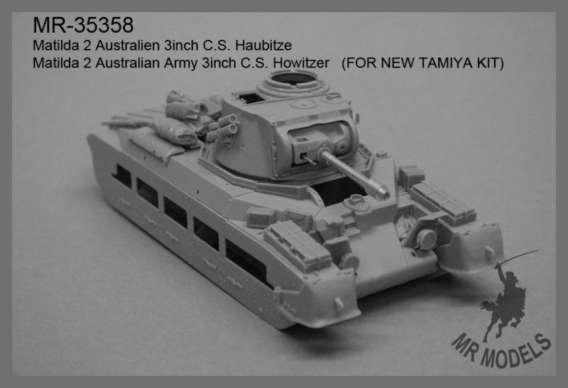 Australian Matilda 2 with 3 inch Close Support howitz conv Australian Matilda 2 with 3 inch Close Support howitz conv